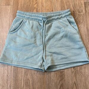 Cotto /Poly sweat shorts - mint
